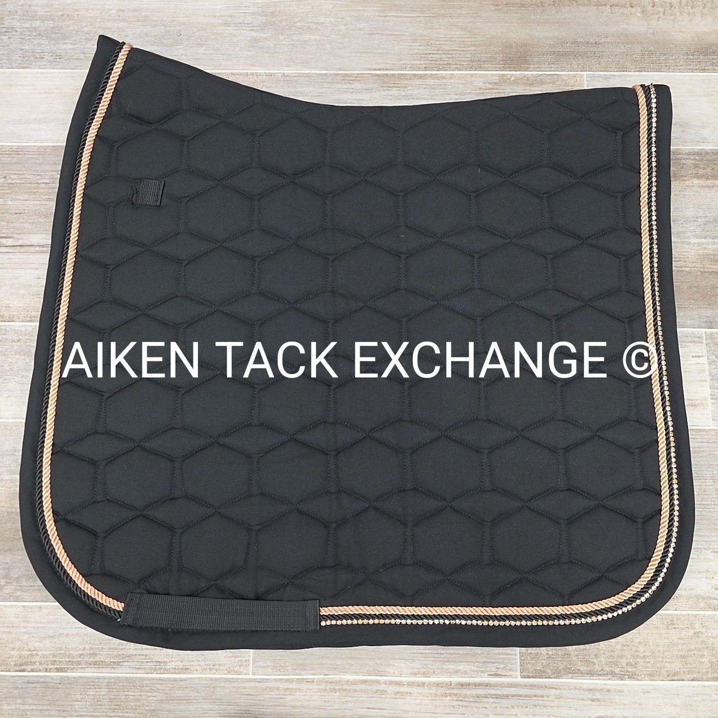 HKM Rose Gold Glamour Dressage Saddle Pad