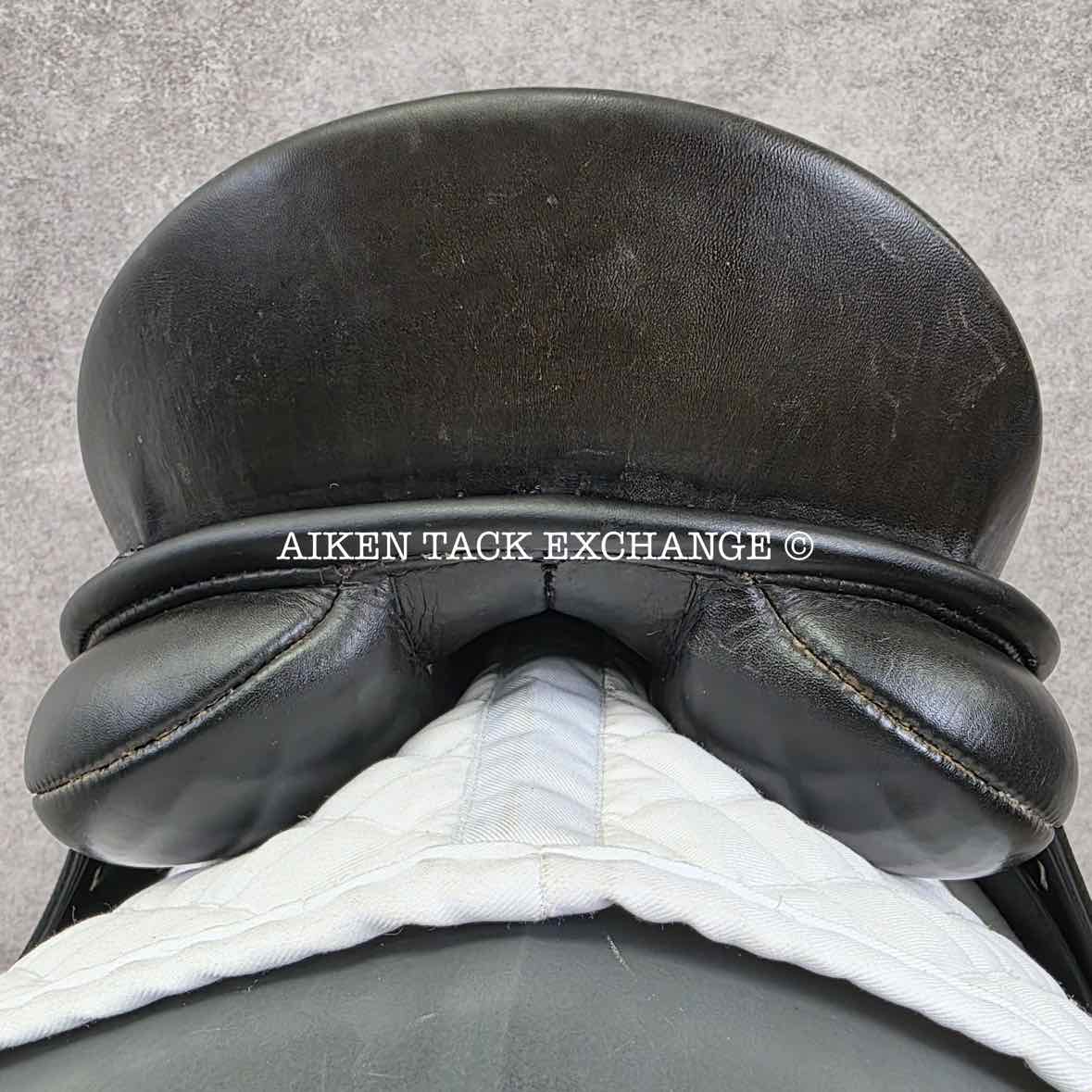 2003 Schleese JES Advanced Dressage Saddle, 17" Seat, Wide Tree, Wool Flocked Panels