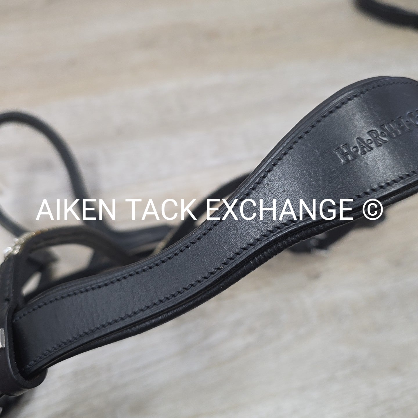 SmartPak Harwich Ergonomic Bridle with Horze Bling Browband, No Reins, Black, Si