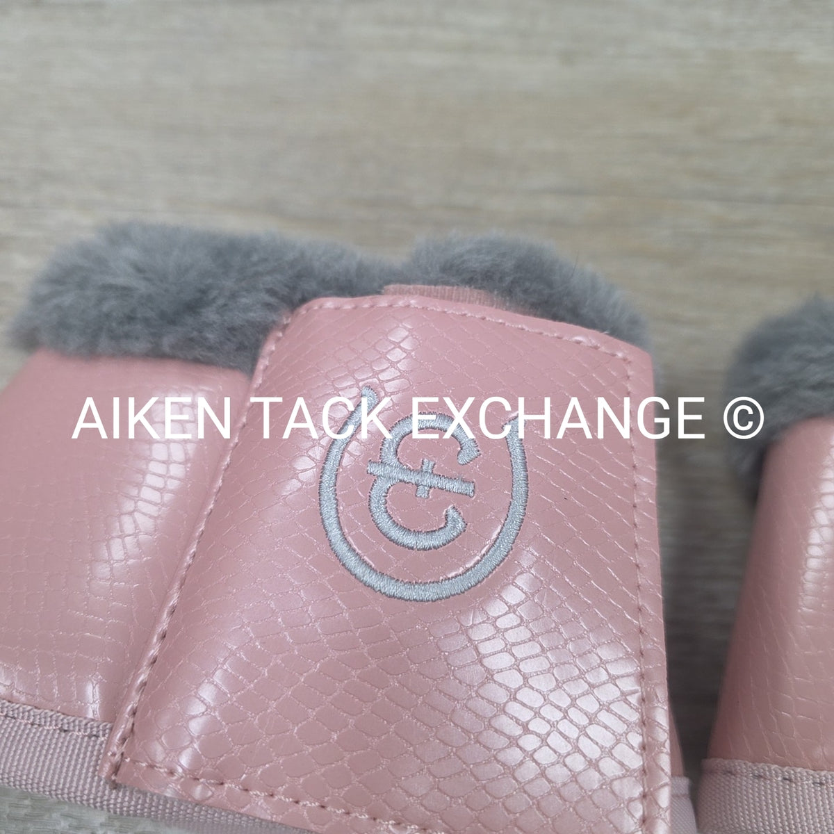 Equestrian Stockholm Fur Lined Bell Boots, Size Medium