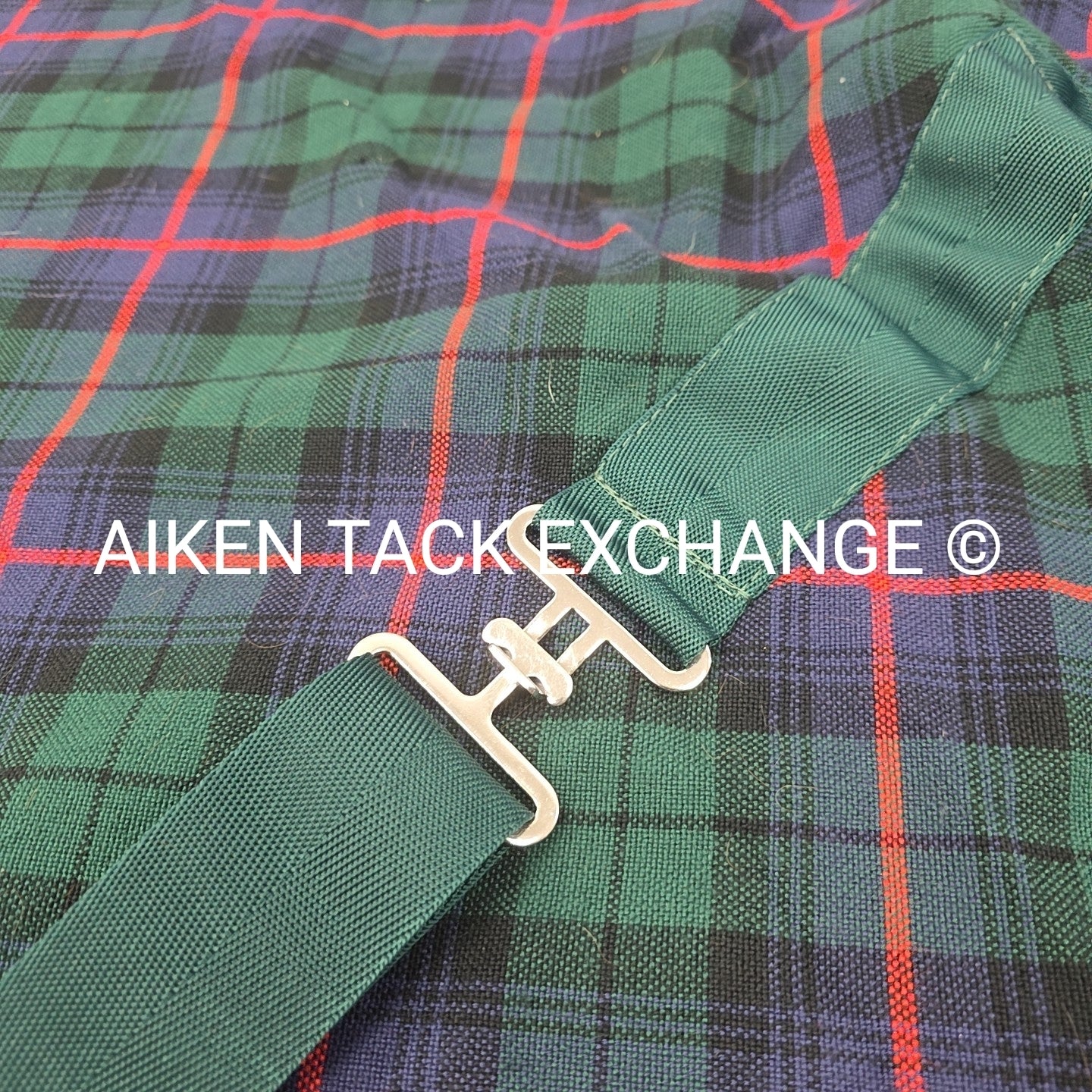 5/A Baker Original Tartan Plaid Stable Sheet, Size 72"