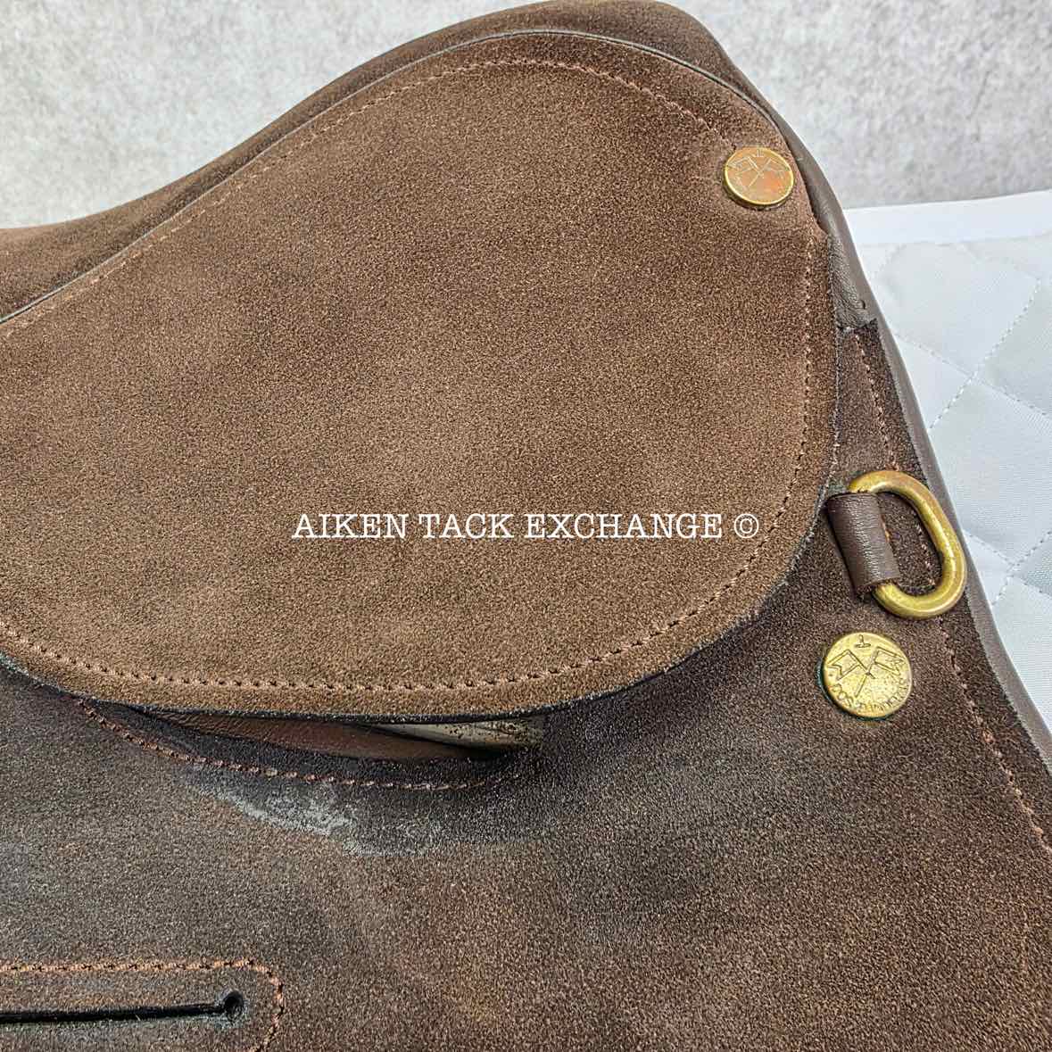 **SOLD** Dos Banderas Polo Saddle, 16" Seat, Medium Tree, Foam Panels