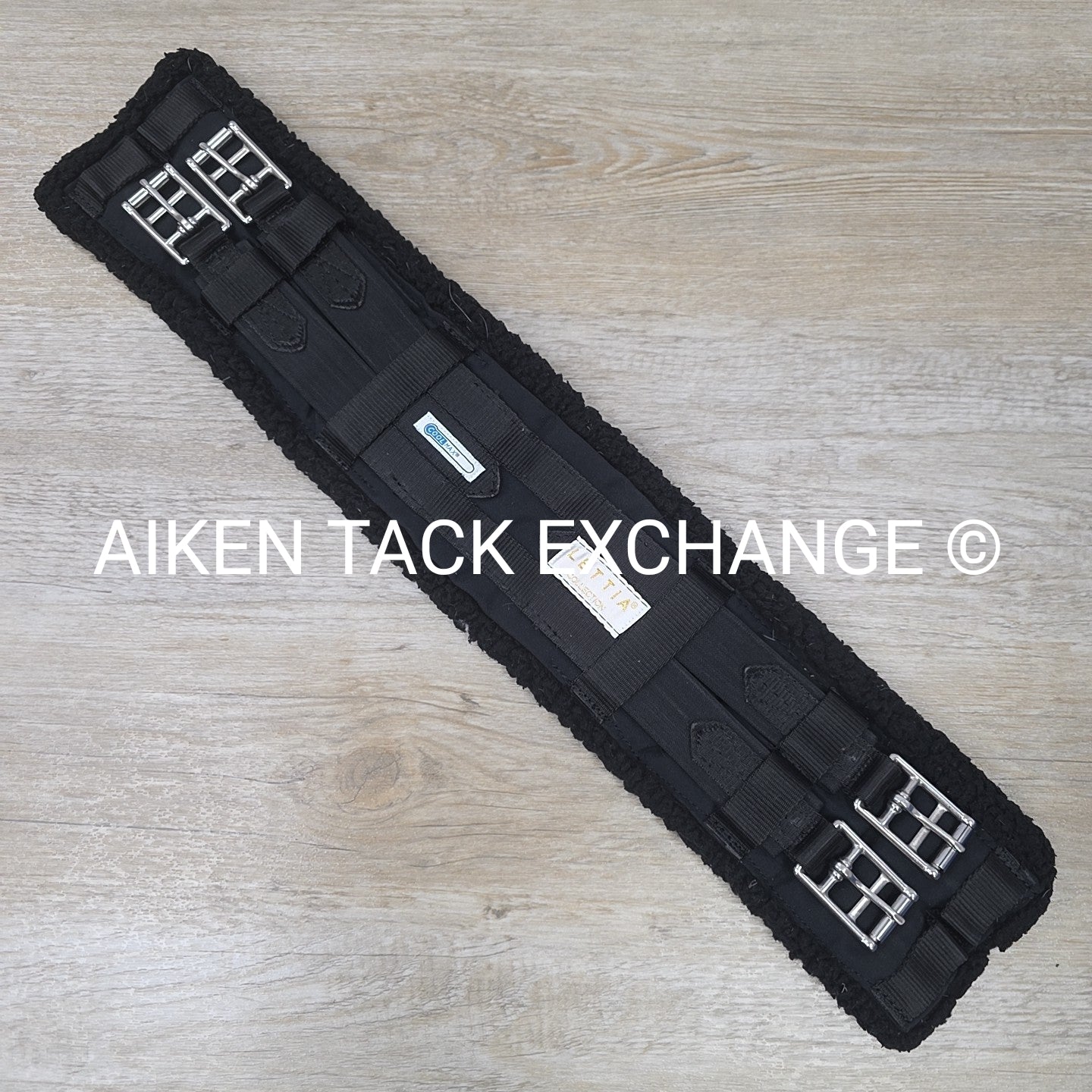 Lettia CoolMax Fleece Girth, Black, 22"