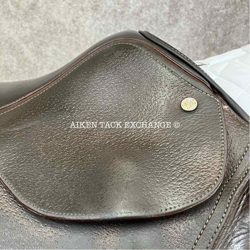 Bruno De Heusch - BDH Close Contact Jump Saddle, 17" Seat, Medium Tree, Foam Panels