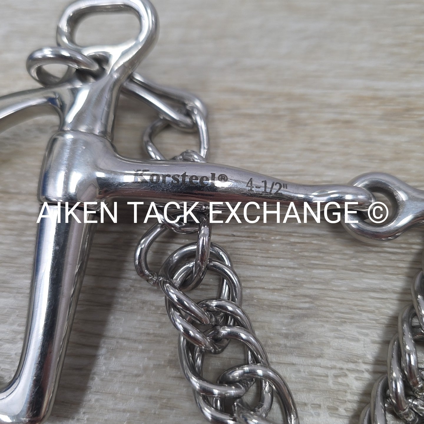 Korsteel Single Joint Uxeter Kimberwick Bit 4.5"