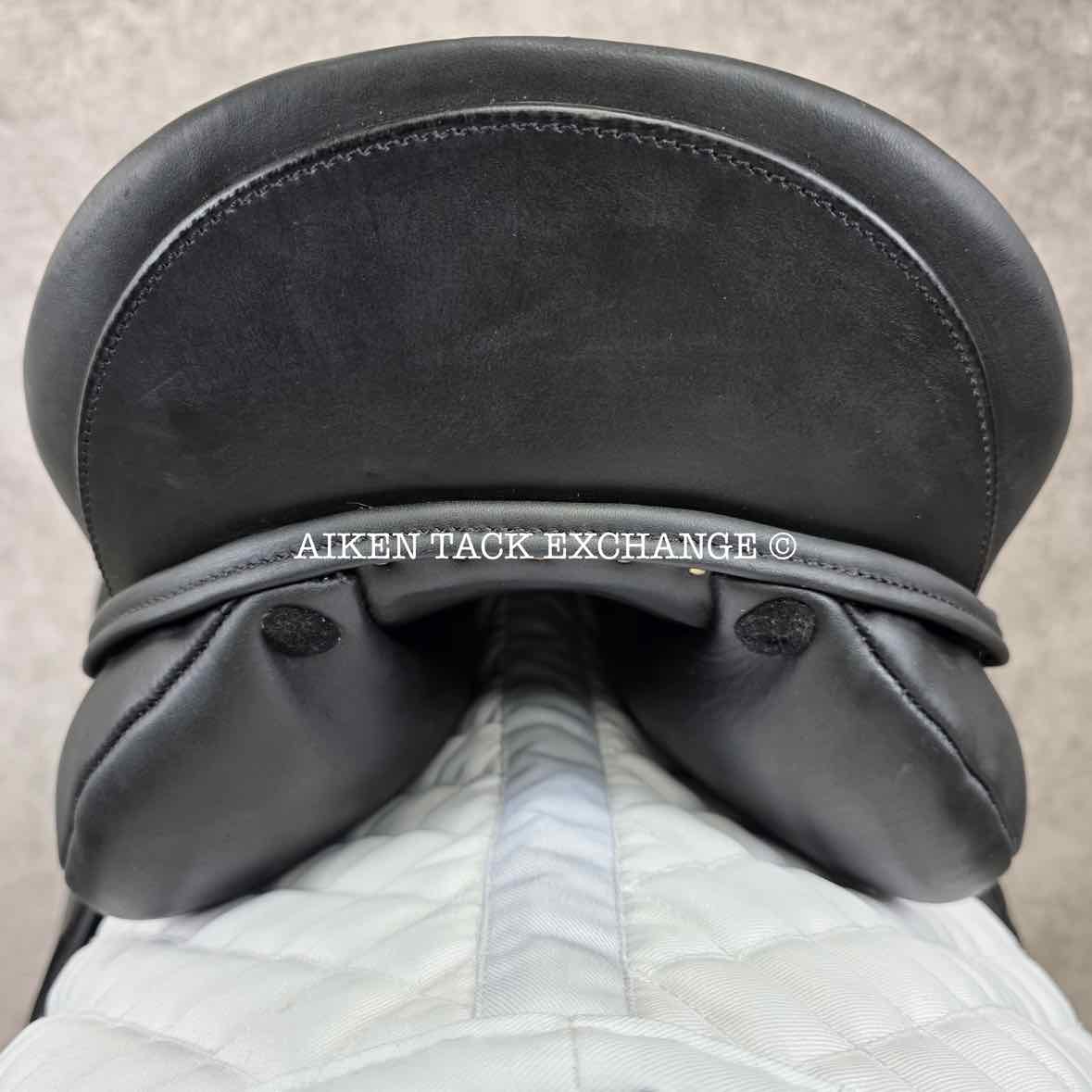 2022 Tempi H Monoflap Dressage Saddle, 18" Seat, M/MW Tree, Wool Flocked Panels