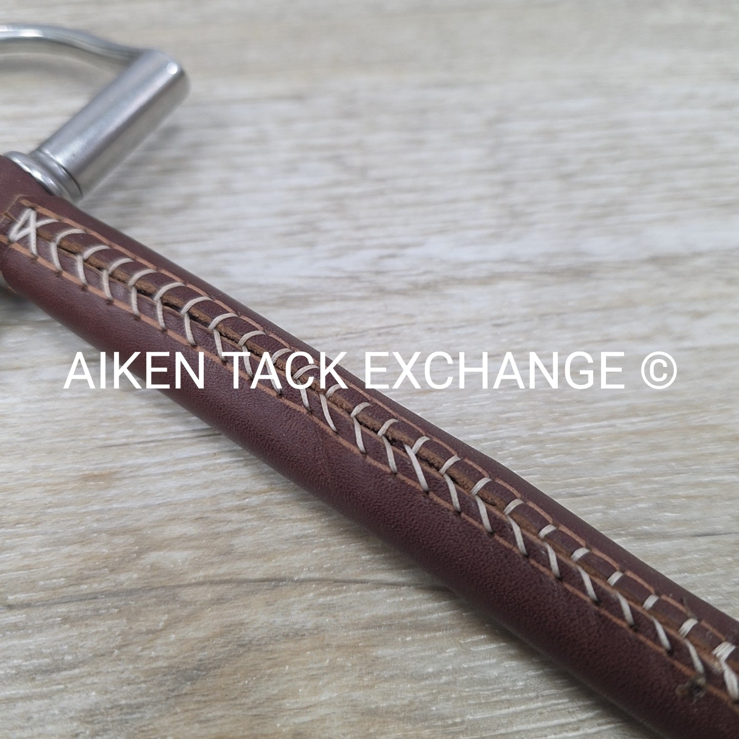 Leather Mullen Mouth D Ring Bit 5.5"