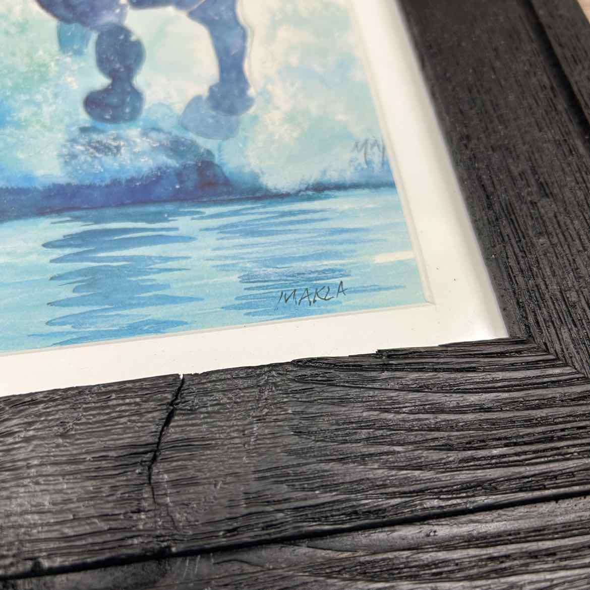 Horse Print, Matted and Framed, 17.5" x 14.5"