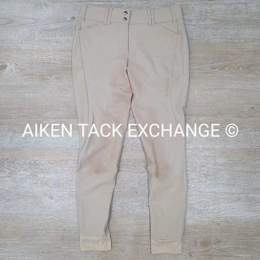 Ariat Tri Factor Silicone Grip Knee Patch Breeches, Size 22 R