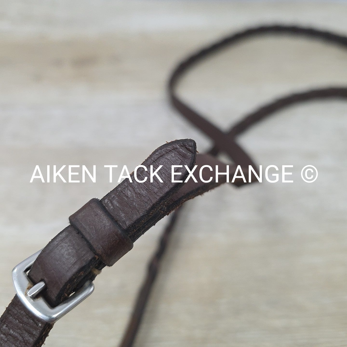 Plain Laced Reins, Brown, 58"