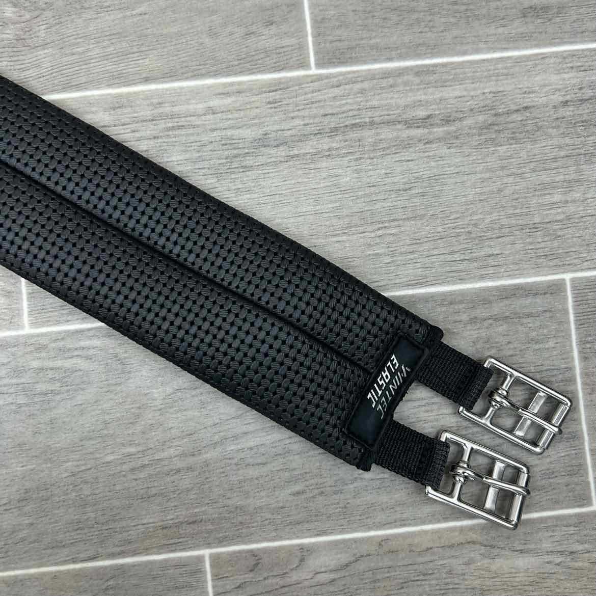 Wintec Long Elastic Girth, Black, 38"
