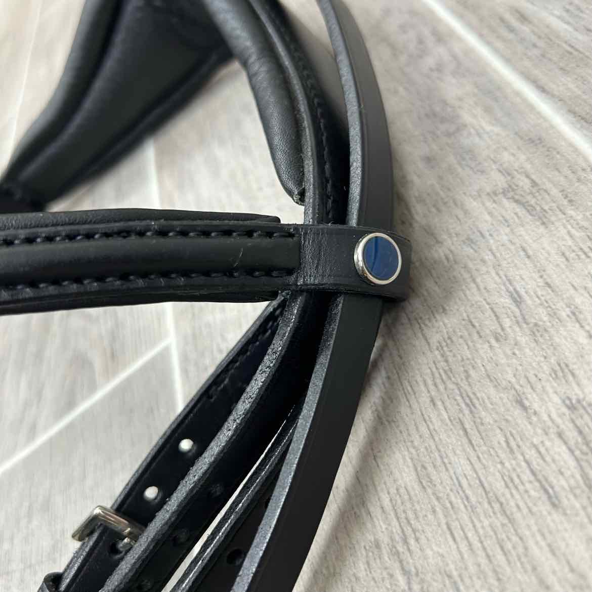 Stubben Switch 2-in-1 Snaffle & Weymouth Bridle, Black, Size Full