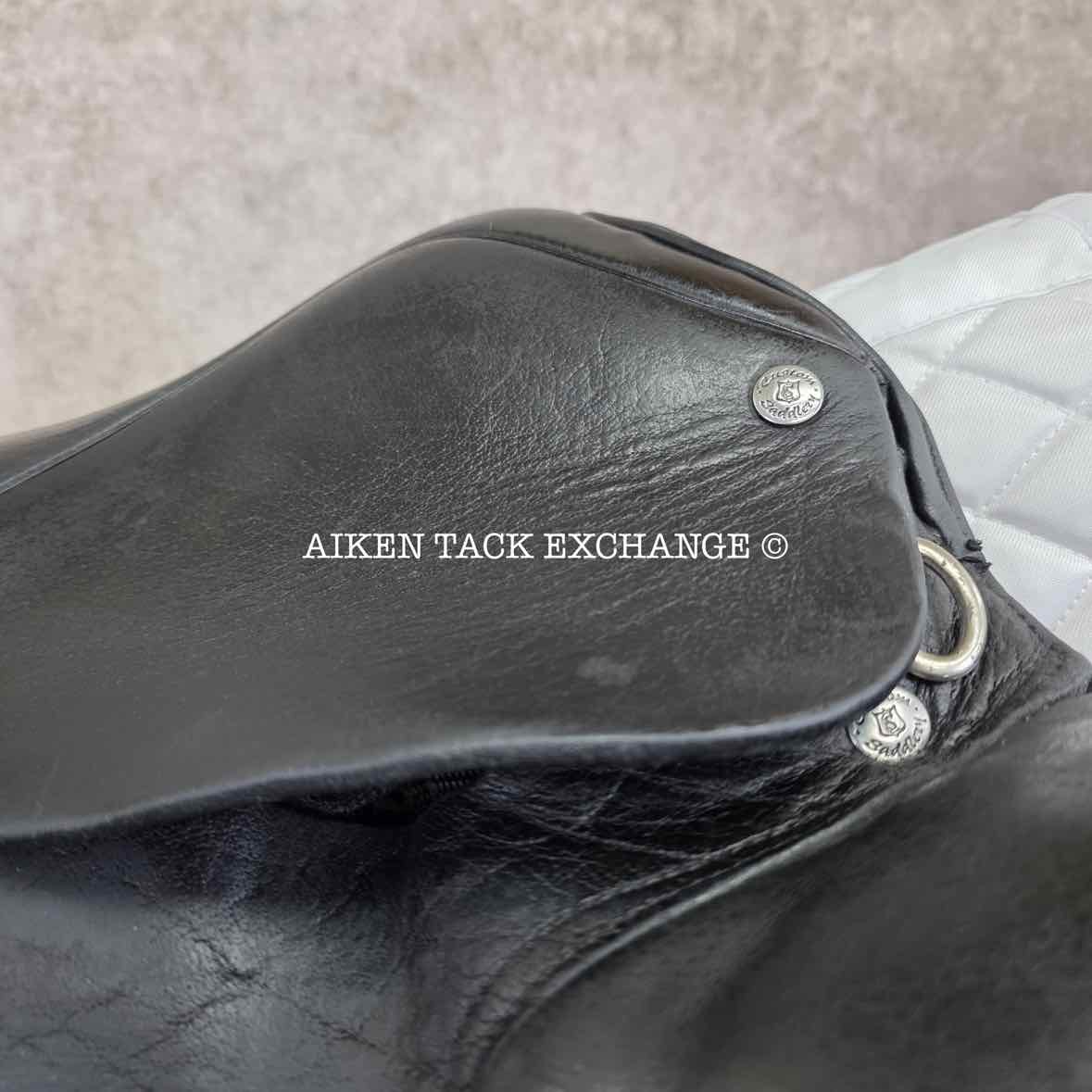 2004 Custom Saddlery Advantage Dressage Saddle, 17.5" Seat, Adjustable Tree, Wool Flocked Panels