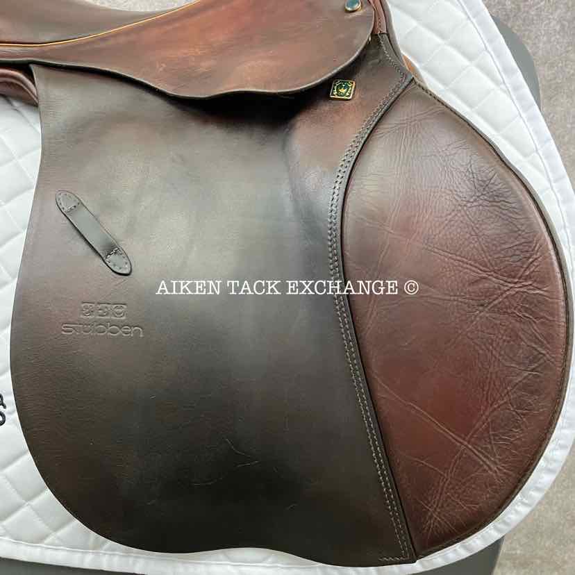 Stubben Siegfried Extra Saddle, 19" Seat, XW Tree, Wool Flocked Panels