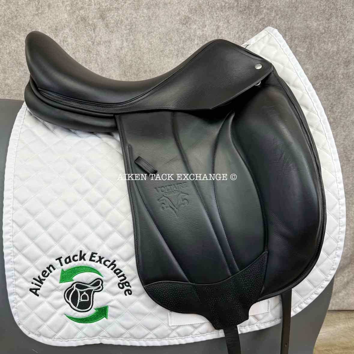 2017 Voltaire Adelaide Monoflap Dressage Saddle, 18" Seat, 3A Flap, W/XW Tree, Foam XFIN Panels, Full Buffalo Leather