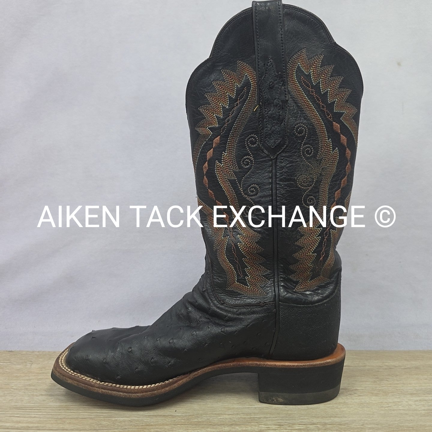 Lucchese Ostrich Boots, Size 6.5