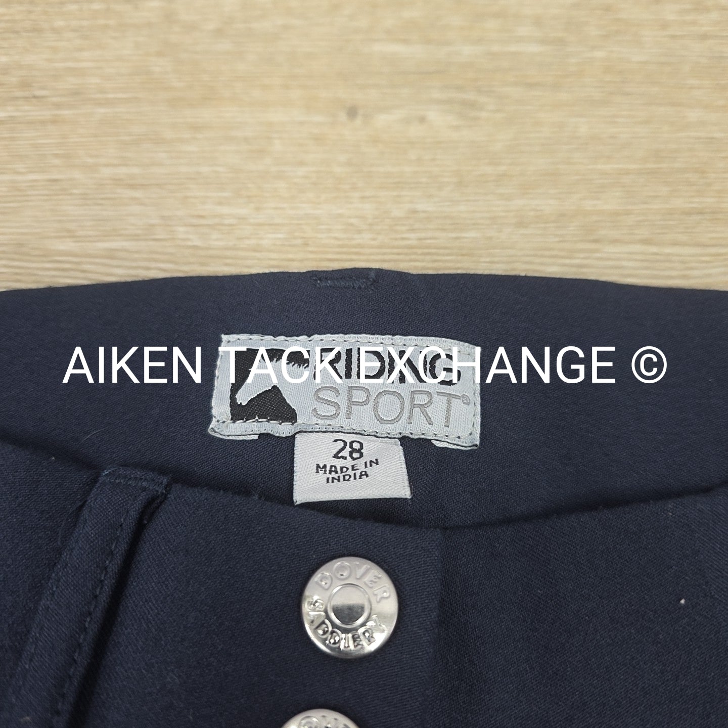 Dover Saddlery Riding Sport Event Knee Patch Breeches, Size 28