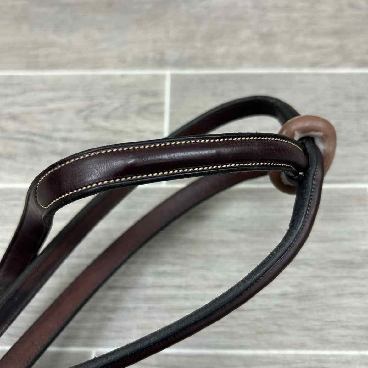 Rodrigo Raised Fancy Stitched Standing Martingale, Brown, Size Full