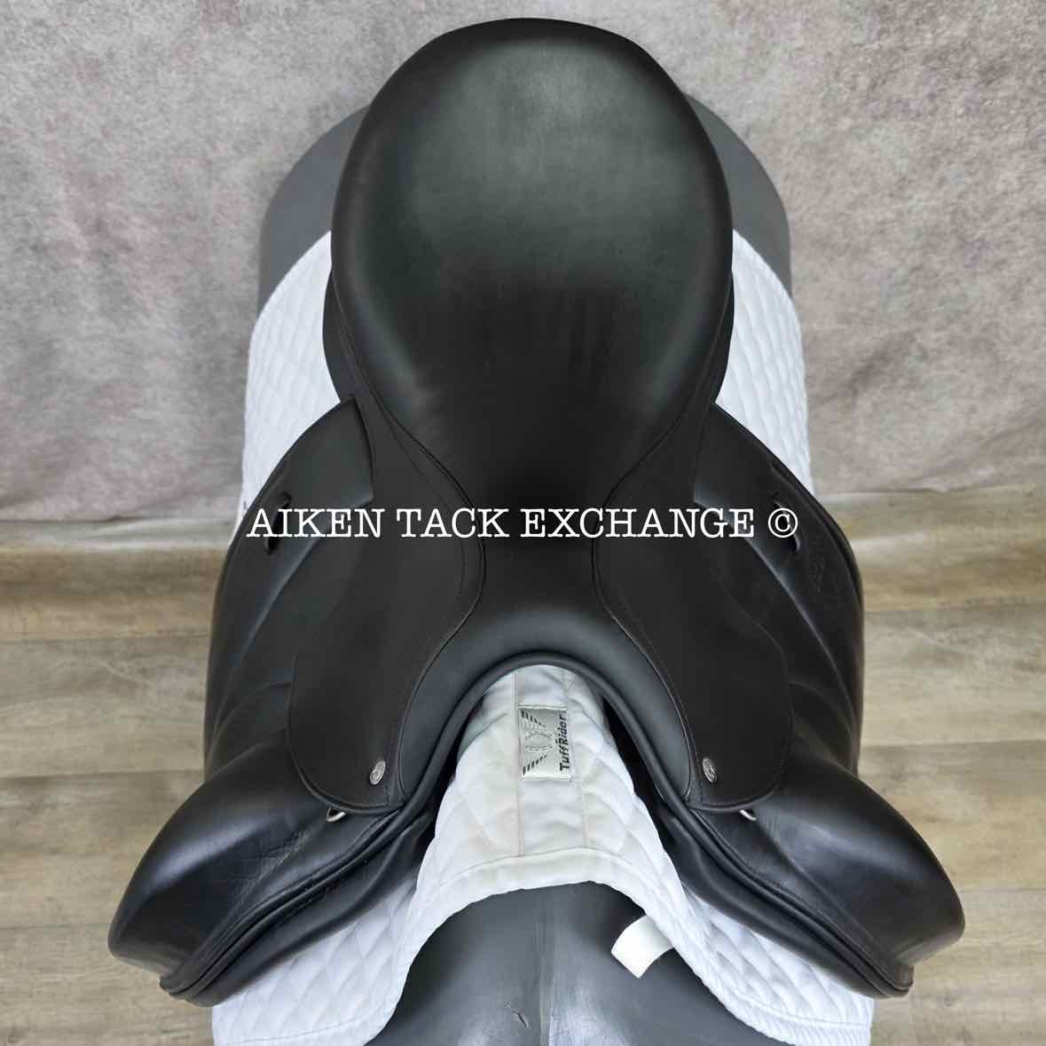 2015 Voltaire Adelaide Monoflap Dressage Saddle, 18" Seat, 3AA Flap, Medium Wide Tree, PRO Panels, Full Buffalo Leather