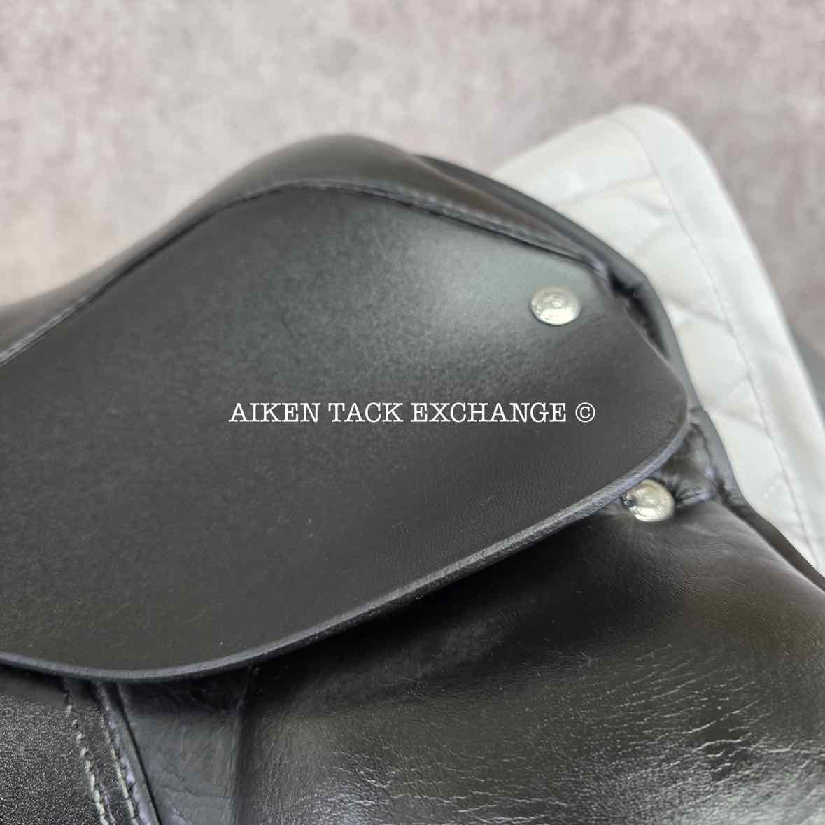 2018 Custom Saddlery Signature Steffen's Advantage Monoflap Dressage Saddle, 18" Seat, Adjustable Tree, Wool Flocked Panels