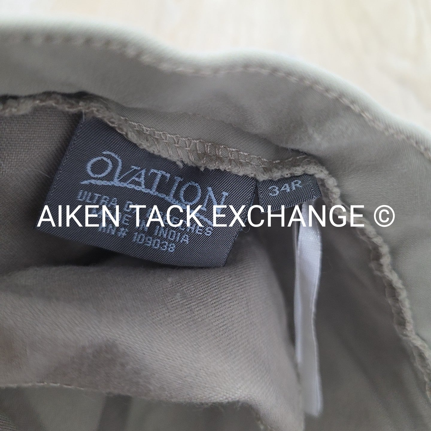 Ovation Knee Patch Breeches, Size 34 R