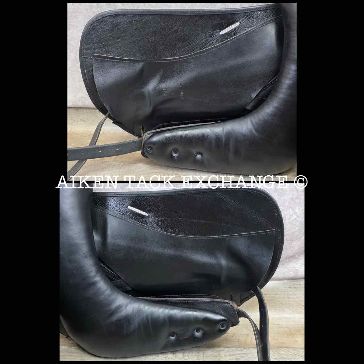 **SOLD** Warendorf Monoflap Dressage Saddle, 18" Seat, Short Flap, Medium Tree, Wool