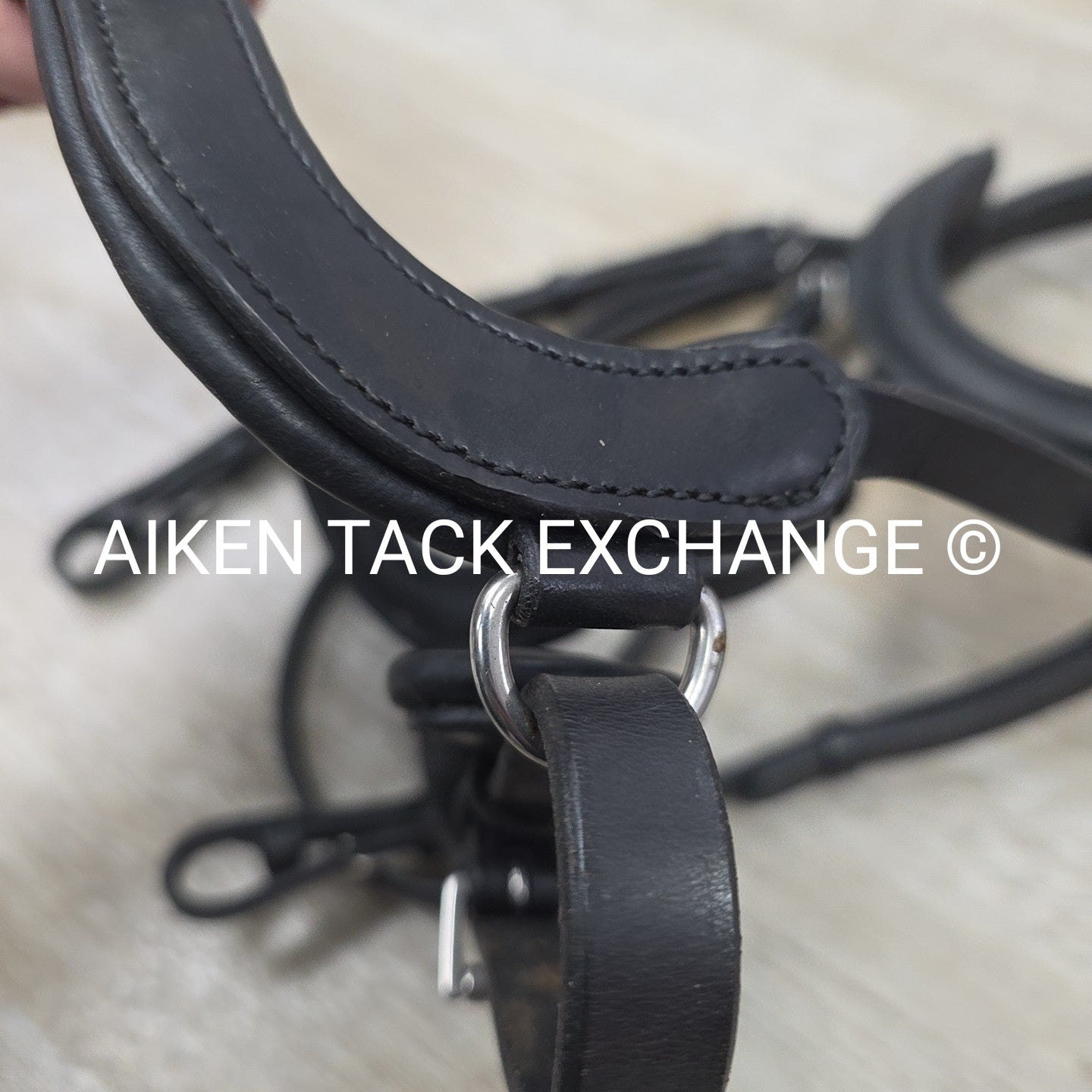 KL Select Red Barn Arena Weymouth Double Bridle, No Reins, Size Full