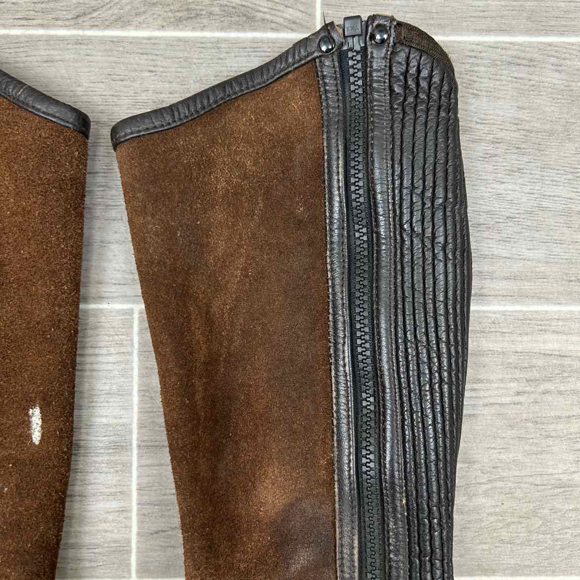 Ovation Suede Half Chaps, Size Child's Tall