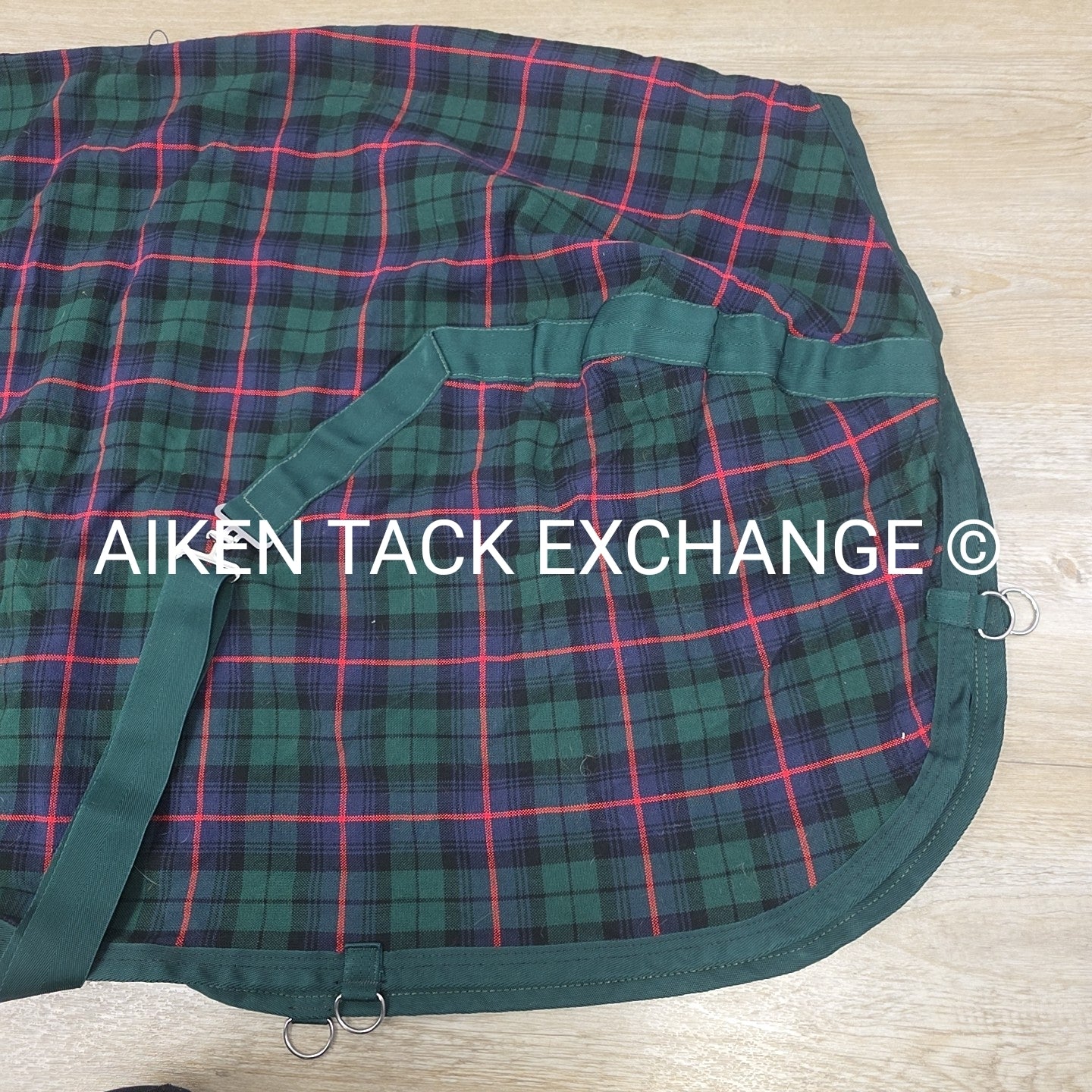 5/A Baker Original Tartan Plaid Stable Sheet, Size 72"