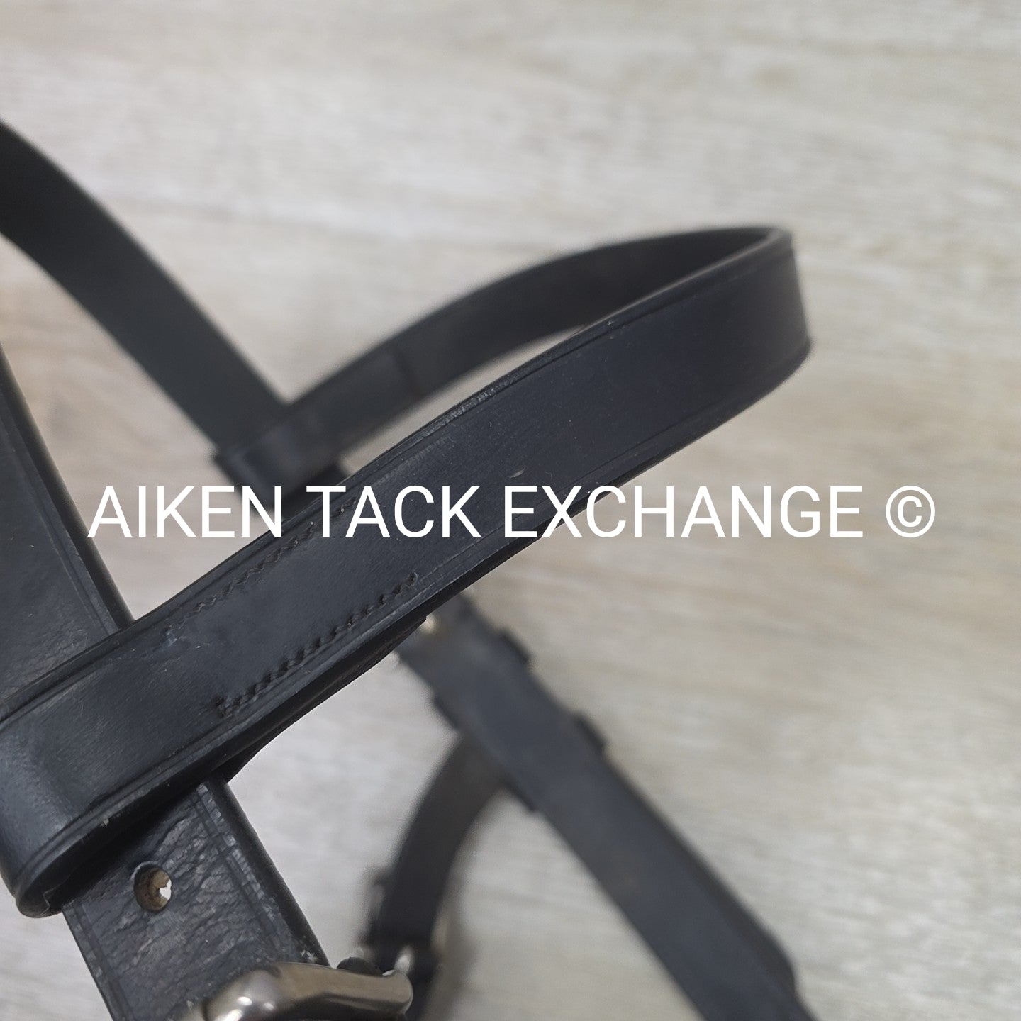 \Leather Lunging Cavesson, Black, Size Full