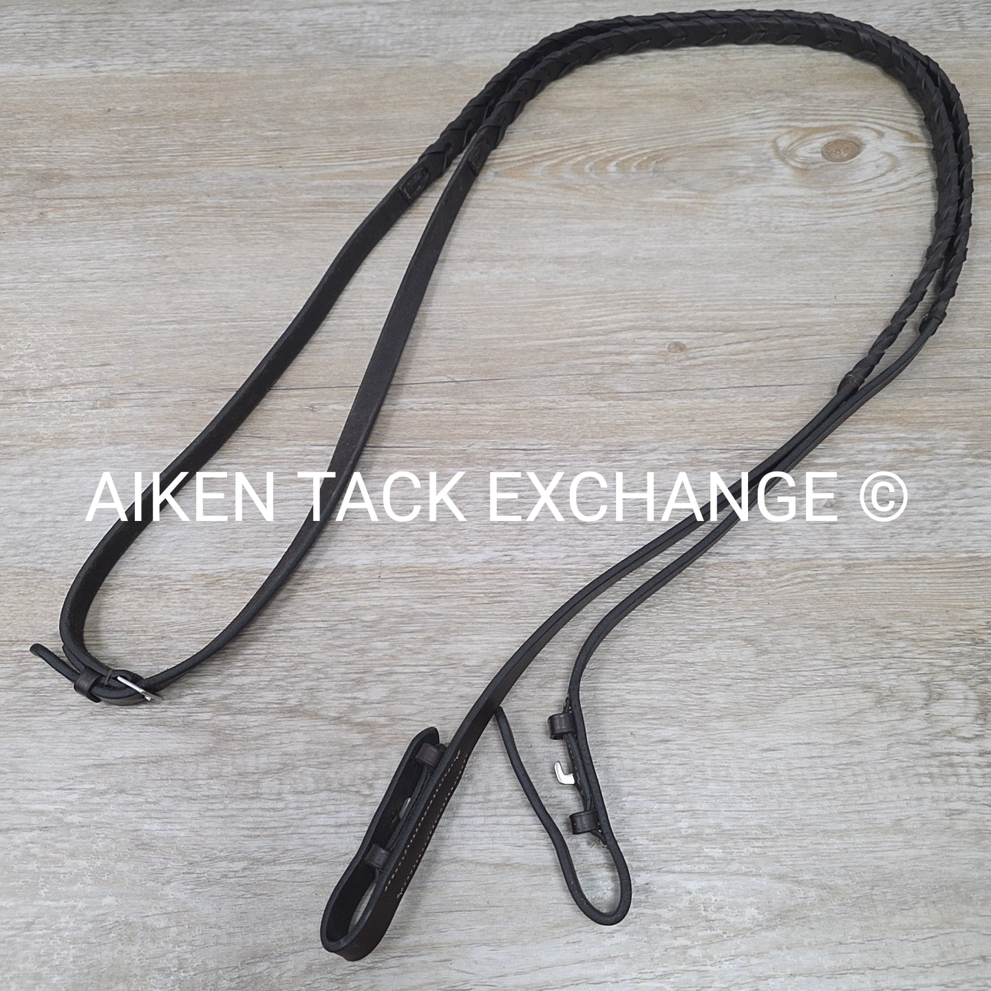 Raised Fancy Stitched Bridle with Laced Reins, Brown, Size Full