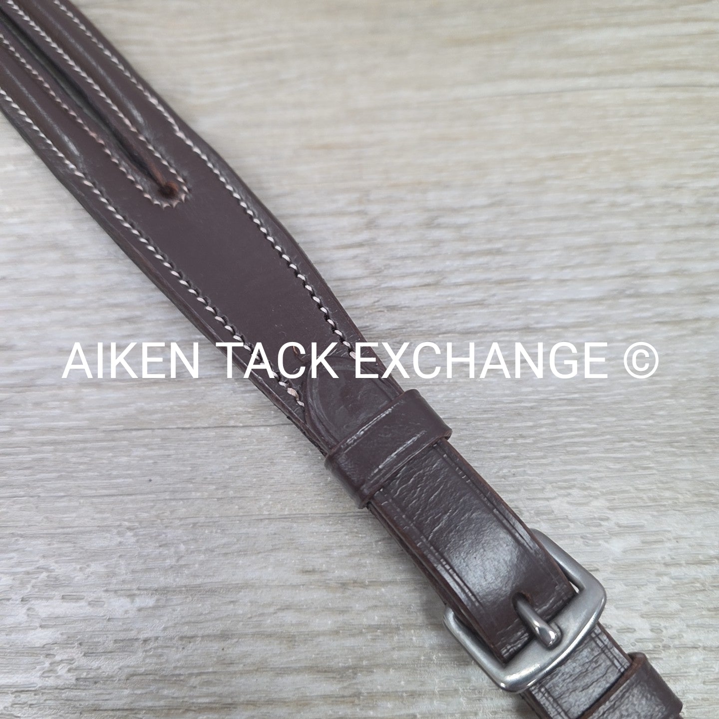 Plain Round Raised Running Martingale Attachment, Brown