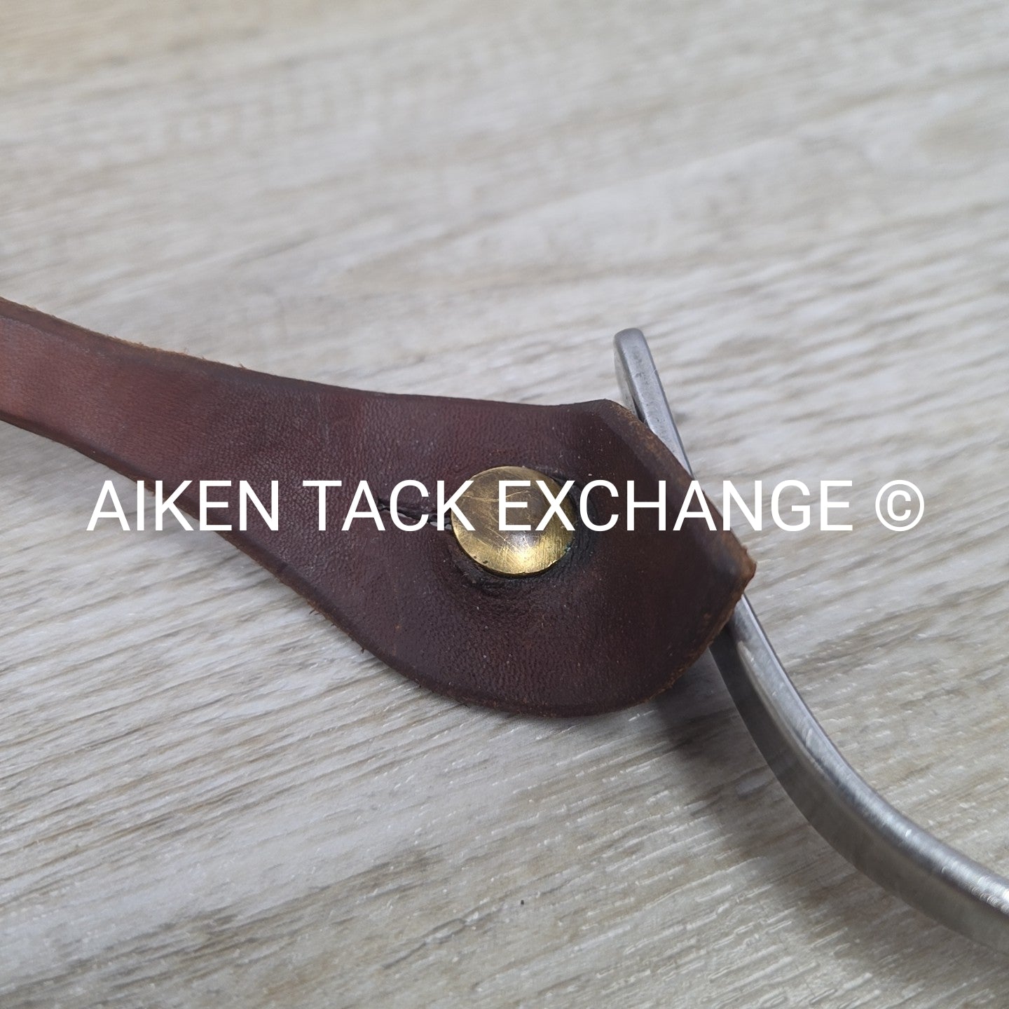 Western Rowel Spurs with Leather Spur Straps