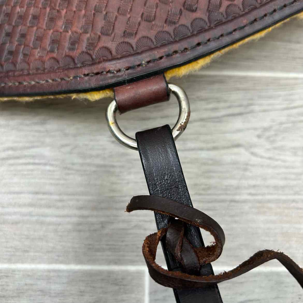 Tooled Leather Roper Breastcollar