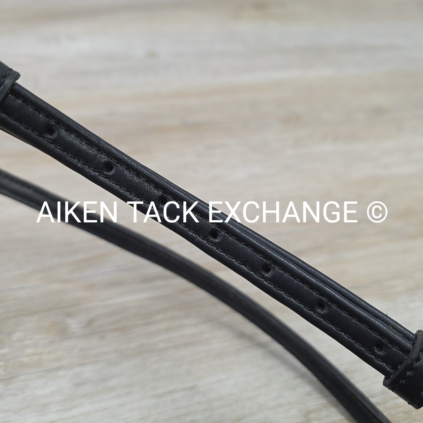 Synthetic Flat Running Martingale, Black, Size Cob