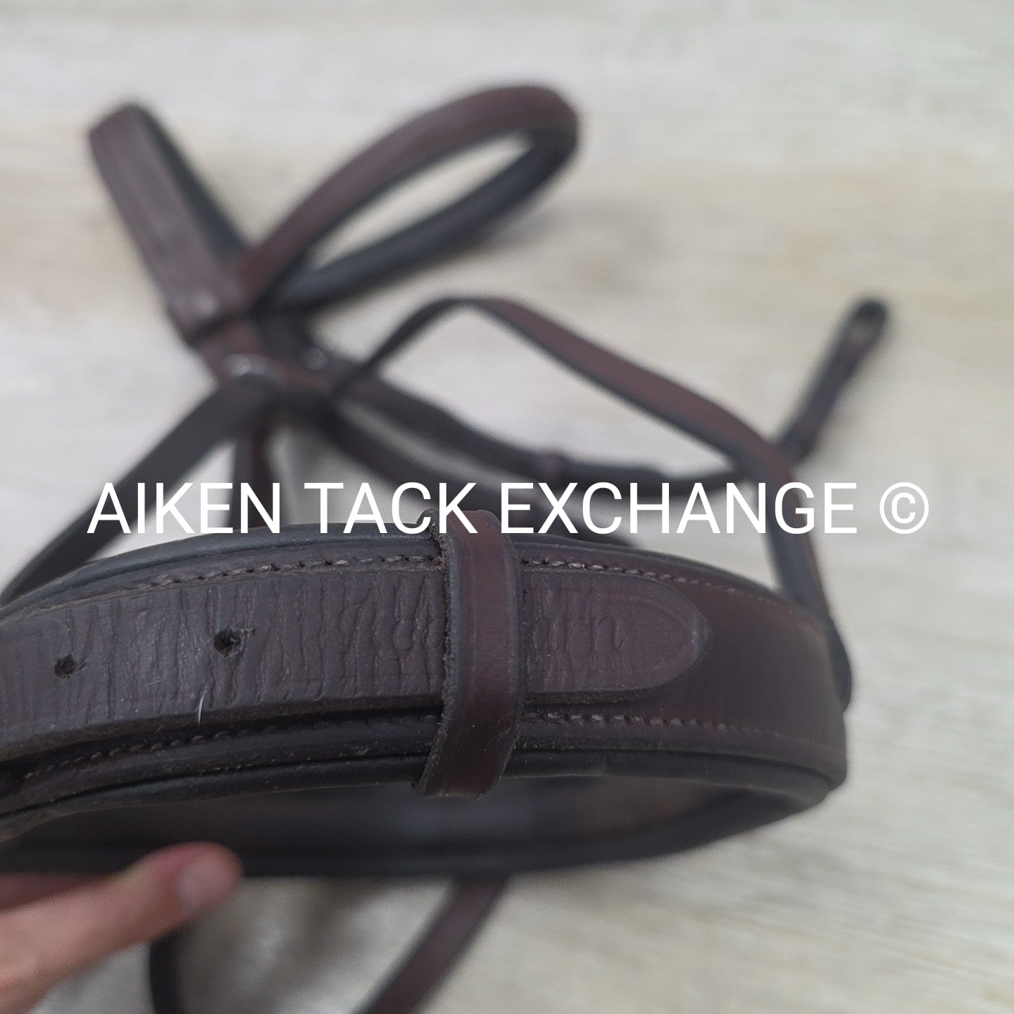 KL Select Red Barn Fancy Stitched Bridle, No Reins, Size Full