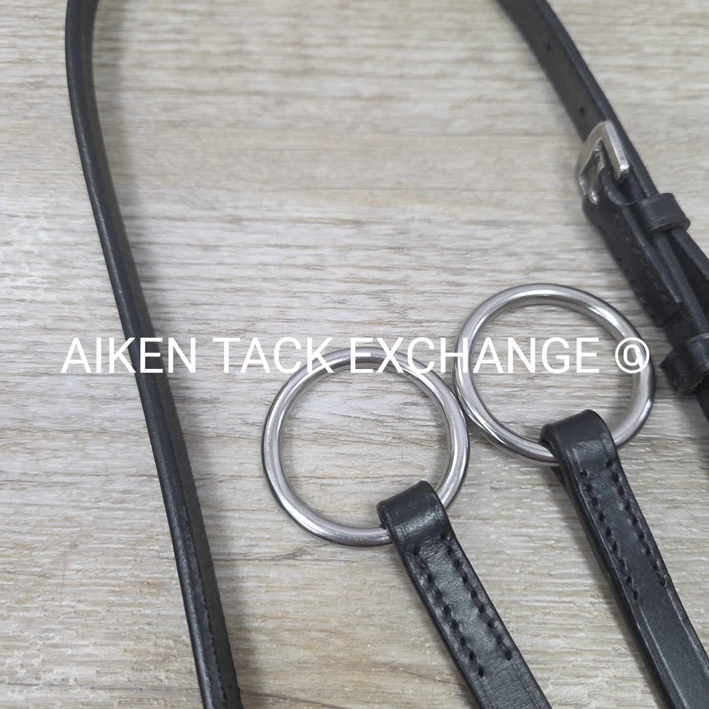 Plain Flat Running Martingale, Black, Size Full