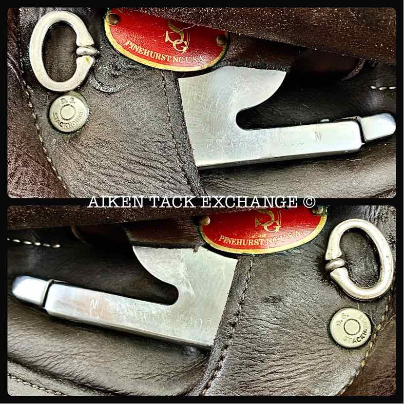 2012 Stackhouse Monoflap Jump Saddle, 19" Seat, Narrow Tree