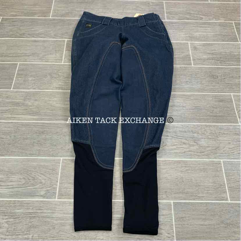 FITS Denim Full Seat Breeches, Size Small