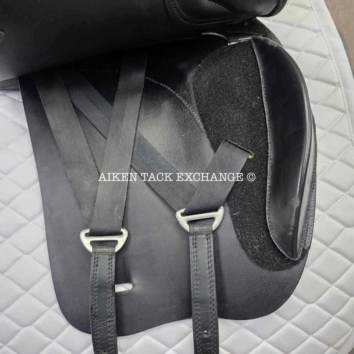 2014 Pegasus Butterfly Claudia Dressage Saddle, 17" Seat - Short Flap, Flexible Self-Adjusting & Self-Adapting ComfortFit Tree