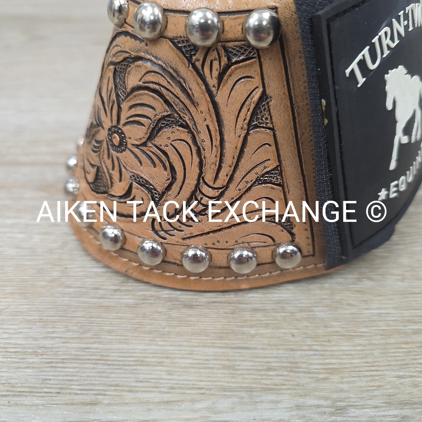 Turn-Two Equine No Turn Bell Boots, Size Medium