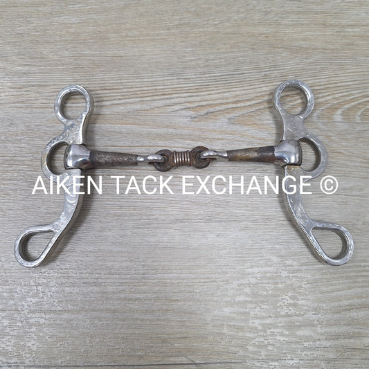 Double Joint Wrapped Dog Bone Sweet Iron Bit 5"