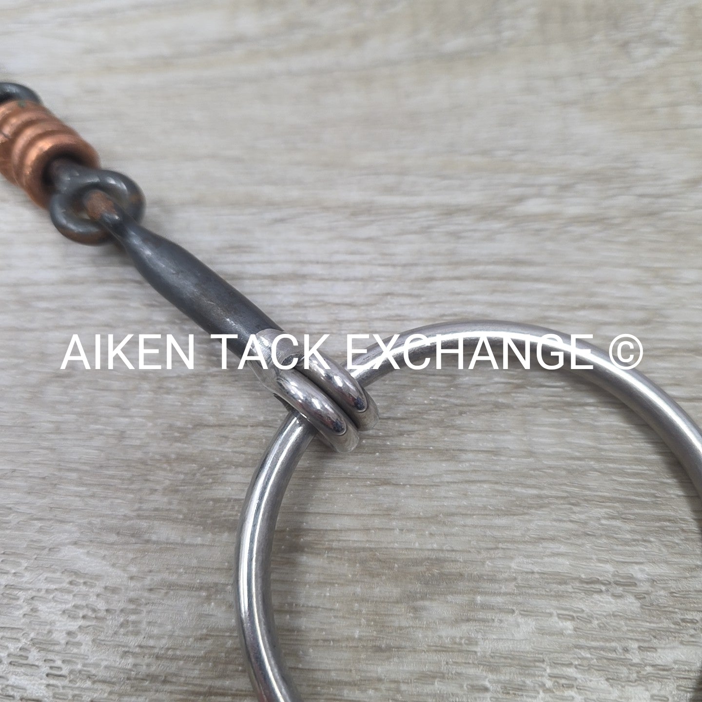 Sweet Iron Double Joint Loose Ring Bit with Copper Rings 5.5"