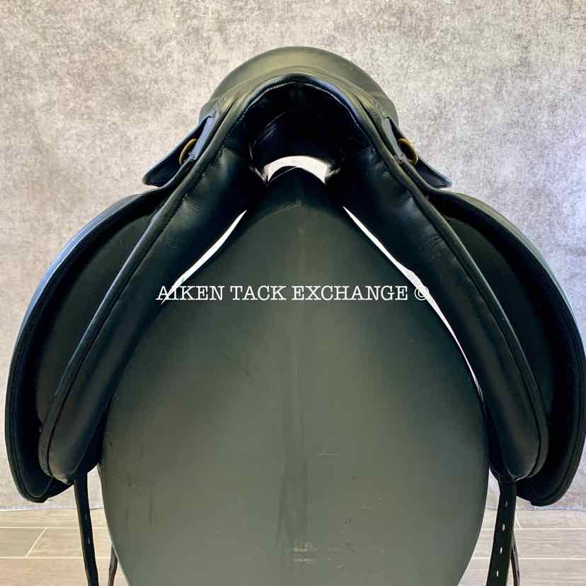 **SOLD** 2010 Marcel Toulouse As Aachen Dressage Saddle, 17.5" Seat, Medium Wide Tree, Wool Flocked Panels