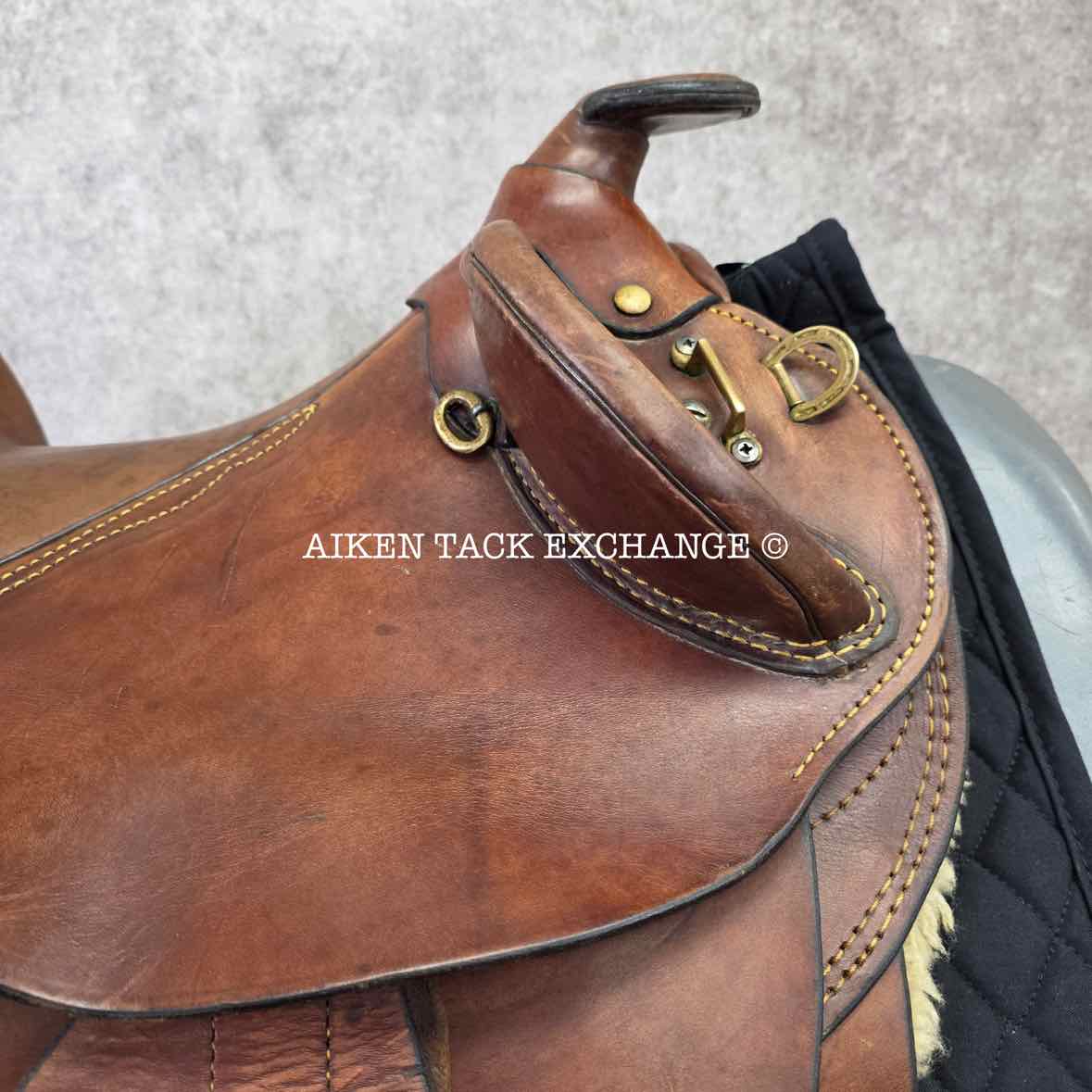 Trevor James Champion Drafter Australian Saddle, 15.5" Seat (Western) - 17.5" Seat (English), Wide Tree
