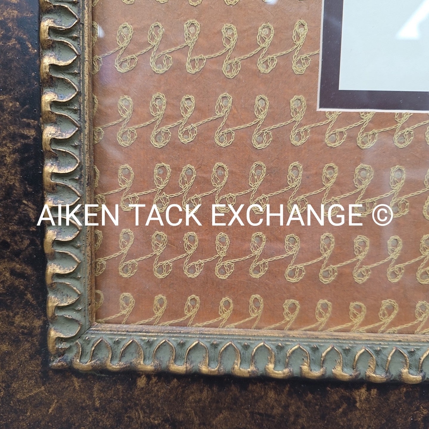 PL. 39 Le Petit Corporal, Embroidered, Matted, Framed, 31" x 27"