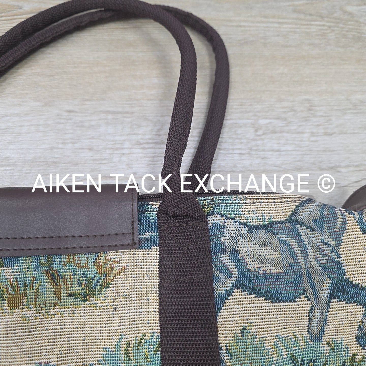 Equestrian Print Tote Bag