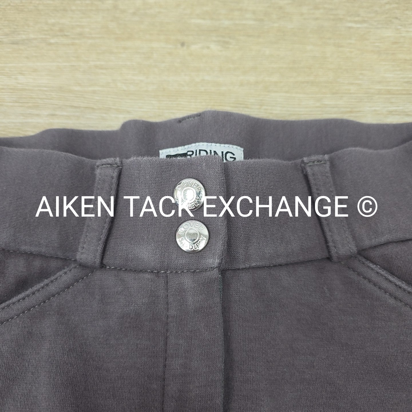 Dover Saddlery Riding Sport Knee Patch Pull On Tights, Size 12