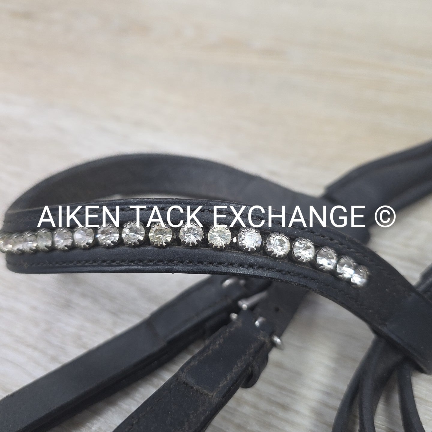 SmartPak Harwich Ergonomic Crystal Dressage Bridle, No Reins, Size Cob