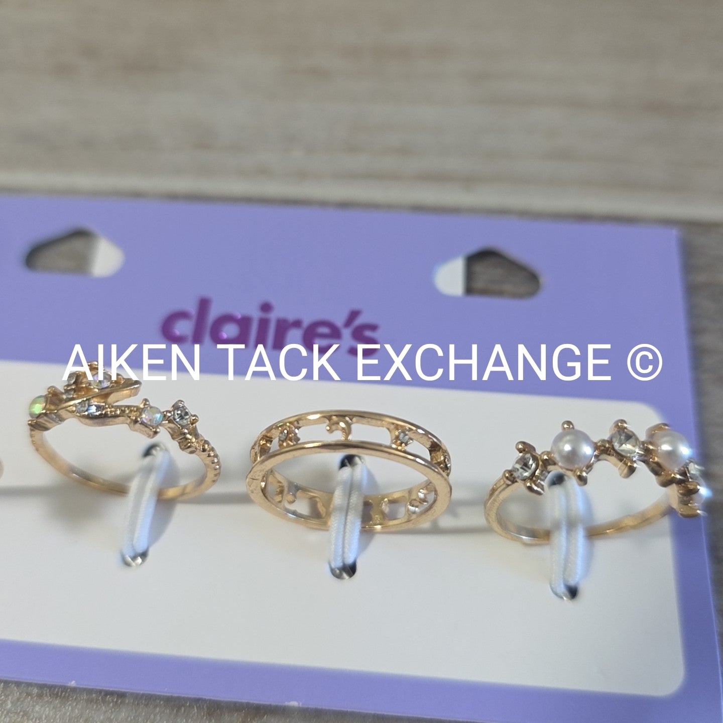 Claire's Ring Set (4) - Size 8/9